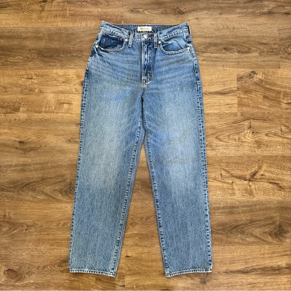 Madewell The Perfect Vintage‎ Straight Leg Jean Size 27 Blue Wash - Picture 3 of 7